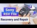 How to Recover corrupted RSV or MP4 File | RSV Sony Repair