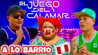 JUEGO DEL CALAMAR A LO PERUANO 🇵🇪 - comico lucky - elenco chino risas