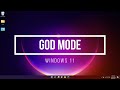 How to Enable God Mode in Windows 11