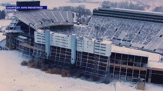 Beaver Stadium press box demolished, next chapter begins