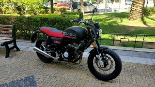 SWM 125 Ace Of Spades Euro5 2022 Test Ride | Άσος μπαστούνι