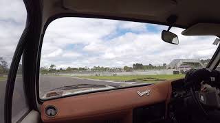 Pukekohe Track day - 1980 Chrysler Avenger V8 Wagon In Car