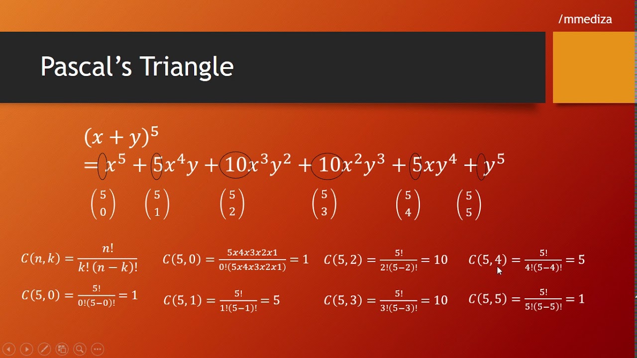 Topic 4: Binomial Theorem - YouTube