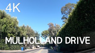 [Driving in 4K] Mulholland Drive Los Angeles 멀홀랜드 드라이브 로스 엔젤레스