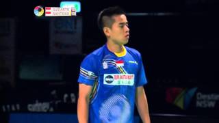 2014 THE STAR AUSTRALIAN BADMINTON OPEN-SF-MS- Tommy Sugiarto (INA) [3] VS Simon Santoso (INA)