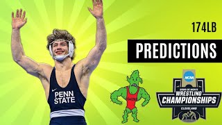 174lb PREDICTIONS (2026 NCAA Wrestling Championships)
