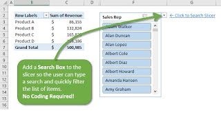 How To Add A Search Box To A Slicer In Excel - Learn How In This Quick Tutorial!