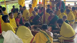 Vanadurga Homam on DHANA KONDA in VIJAYAWADA