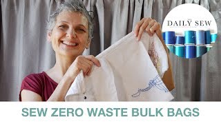 Simple to Make, Easy to Use, Zero Waste Bulk Food Bags