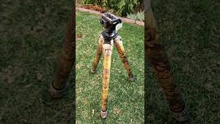 The Leofoto SA-403C Camo carbon fiber tripod #precision #hunting #precisionshooting