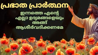 പ്രഭാത പ്രാർത്ഥന..  ഇന്നത്തെ എന്റെ എല്ലാ ഉദ്യമങ്ങളെയും അങ്ങ് ആശീർവദിക്കണമേ #morningprayer