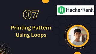 07. Printing Pattern Using Loops || HackerRank Problem Solution (Bangla) || C Programming Language