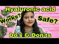 Hyaluronic Acid| How to use it | Do's & Don'ts|Wow Hyaluronic Acid Face Serum Review & Demo| iTarini