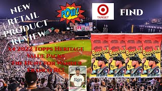 New Retail Product Review: 2022 Topps Heritage Value Packs