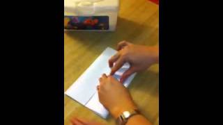How to fold a tent card