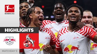 Openda Brace in 6 Goals-Spectacle! | RB Leipzig - 1. FC Köln 6-0 | Highlights | MD 9 – 2023/24