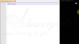 What is Abstract Class in JAVA | Learn JAVA with practical examples | Vineet Agarwal