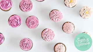 5 Easy Floral Cupcake Designs