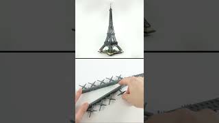 Lego Eiffel Tower Satisfying Speed Build by Brick Builder #shorts
