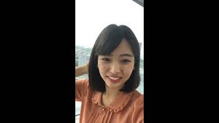 2018.05.10ウェザーニュースLiVEインスタ 角田奈緒子