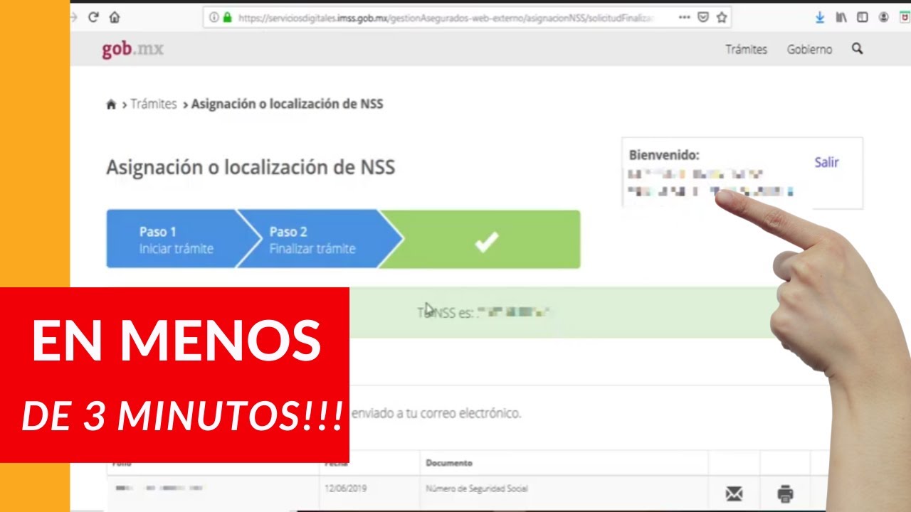 CÓMO Tramitar Mi NÚMERO DE SEGURIDAD SOCIAL (NSS) Ante El IMSS 🖥️ SIN ...