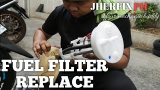 fuel filter replace on honda CRV 2007