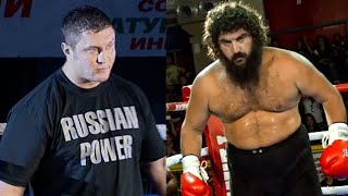 A huge thug nicknamed Crocodile versus the Russian Hammer! Knockout in a heavywe