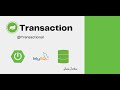Spring Boot | Spring Data JPA Transaction Management | @Transactional | JavaTechie