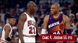 NBA Finals 1993. Phoenix Suns vs Chicago Bulls - Game Highlights | Game 4 | Jord