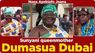 Sunyani Queenmother in shock how Nana Jnana Ayebiafo has transformed a typical village to a modern..