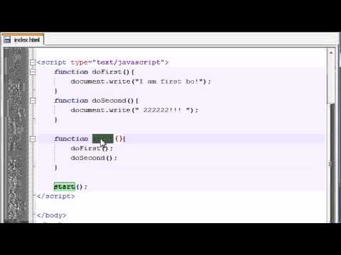 Beginner JavaScript Tutorial - 10 - Calling a Function From Another Function Beginner JavaScript Tutorial - 10 - Calling a Function From Another Function