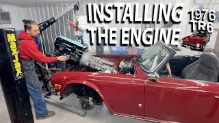 1976 TR6 - Part 15 - Dropping the engine and transmission in