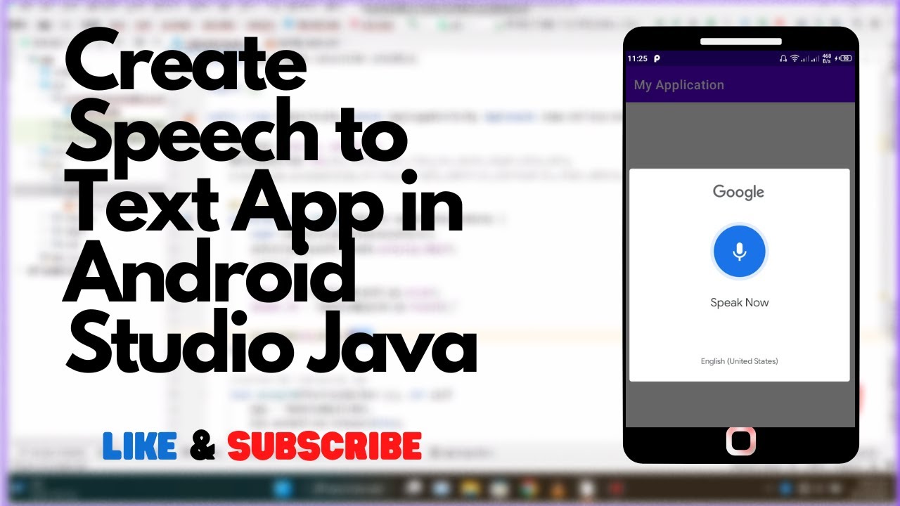 How To Create A Speech To Text App In Android Studio Java Mobile