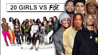 20 GIRLS VS. 6 YOUTUBERS: F.O.E !!!