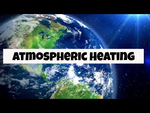 Why is the atmosphere heated from below?