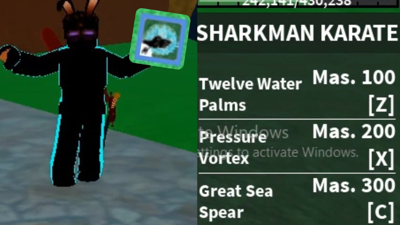 Unlocking Sharkman Karate At Blox Fruit! And Showcase! - YouTube