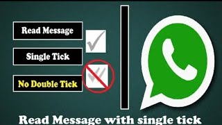 How to Hide Double tick on GB Whatsapp only  single tick