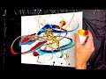 Fluid Art! / Action Painting! / Jackson Pollock’s Drip Technique!