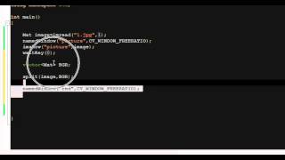 Lesson-4: Splitting colored image into RGB Components using OpenCV.