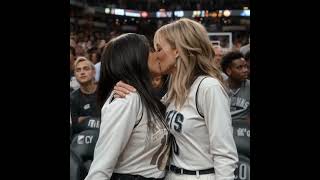 Unexpected Love  Two Milwaukee Bucks Fans Share a Kiss  #kiss #love