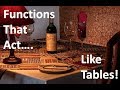 PL/SQL Table Functions