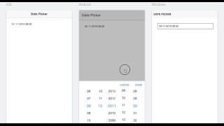 Ionic 2 / 3 Date Picker Example [output]