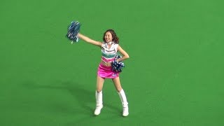 171001 ファイターズ讃歌を踊るファイターズガールの渡邊姫琳さん