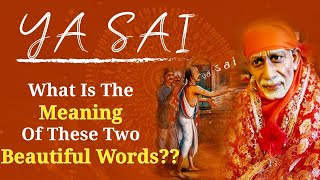 🌸YA SAI 🌸What Is The Meaning Of These Two Beautiful Words?? 😊//DI JAAN//SAIBISA//