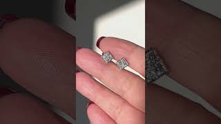 Modern 18ct (And 14ct) White Gold Diamond Earrings By Jan Logan