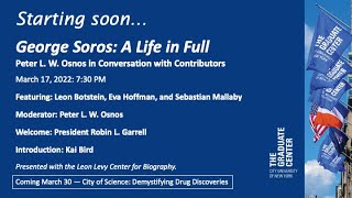 George Soros: A Life in Full - Peter L. W. Osnos in Conversation with Contributors