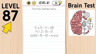 Brain Test Level 87 Find The Mistake Here.