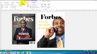 Microsoft Publisher 01 How to create a magainze cover in Publisher