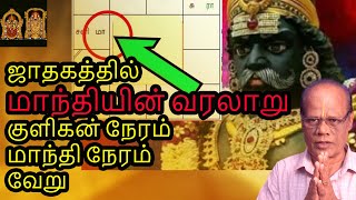 ஜாதகத்தில் மாந்தியின் வரலாறு குளிகன் நேரம் மாந்தி நேரம் வேறு