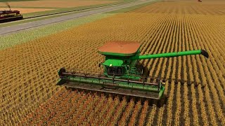 Helper Only Own and Farm Every Field Challenge US Flat Lands #15 | Farming Simulator 25 Time Lapse |